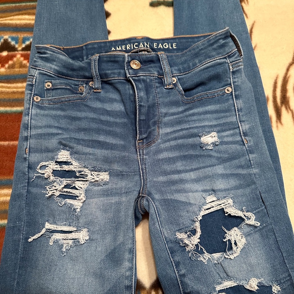 American Eagle Hi-Rise Jeggings size 0 Regular